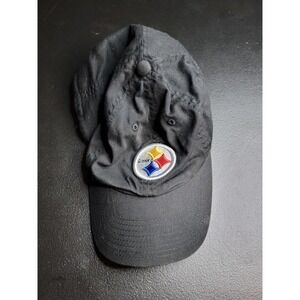 Pittsburgh Steelers Hat Cap Strap Back Black Casual NFL Football Mens